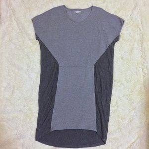 Garnet Hill colorblock dress with front pocket